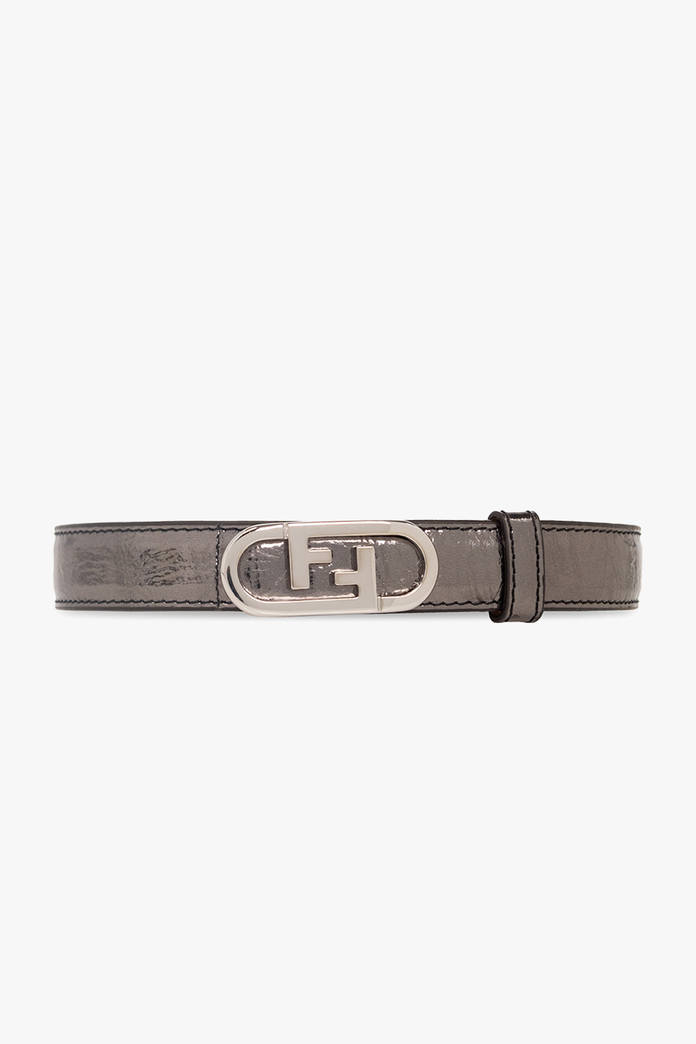 Grey fendi outlet belt